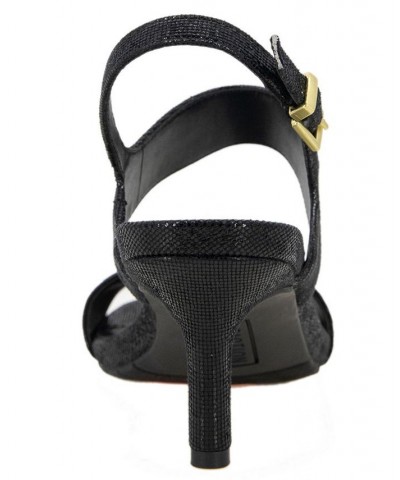 Women's Dee Two Band Dress Sandal Black $42.57 Shoes