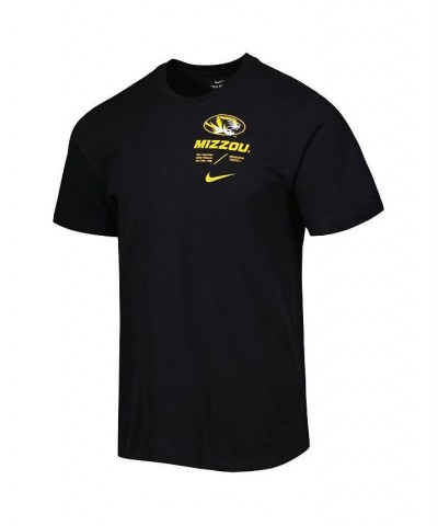 Men's Black Missouri Tigers Team Practice Performance T-shirt $18.90 T-Shirts