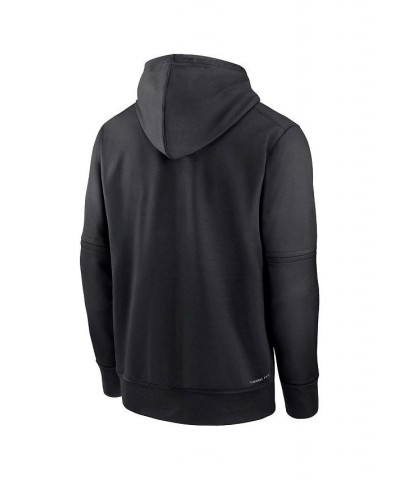 Men's Black Colorado Rockies Authentic Collection Pregame Performance Pullover Hoodie $41.80 Sweatshirt