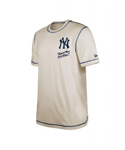 Men's White New York Yankees Team Split T-shirt $25.85 T-Shirts