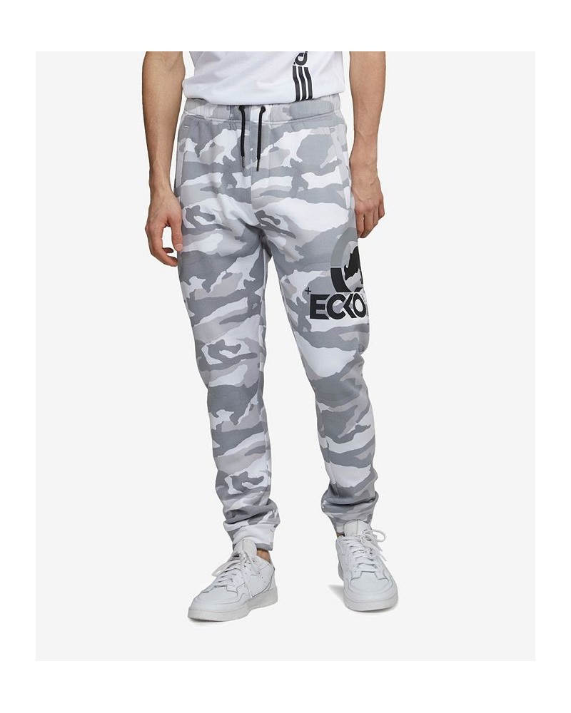 Men's Big and Tall Four Square Camo Fleece Joggers Multi $33.06 Pants