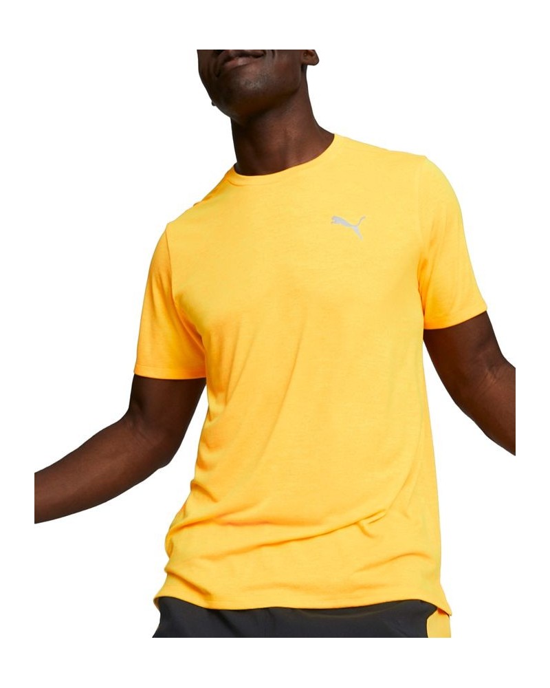 Men's Run Favorite Short-Sleeve Crewneck T-Shirt Yellow $16.40 T-Shirts