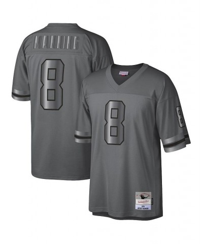 Men's Archie Manning Charcoal New Orleans Saints 1979 Retired Player Metal Legacy Jersey $81.60 Jersey