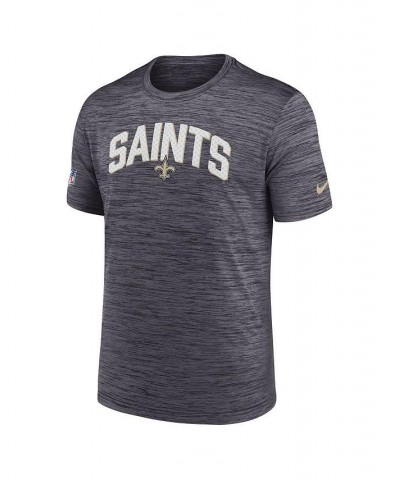 Men's Black New Orleans Saints Velocity Athletic Stack Performance T-shirt $16.40 T-Shirts