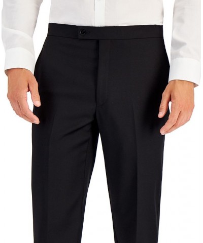 Men's Classic-Fit UltraFlex Stretch Black Solid Tuxedo Pants Black $38.20 Pants