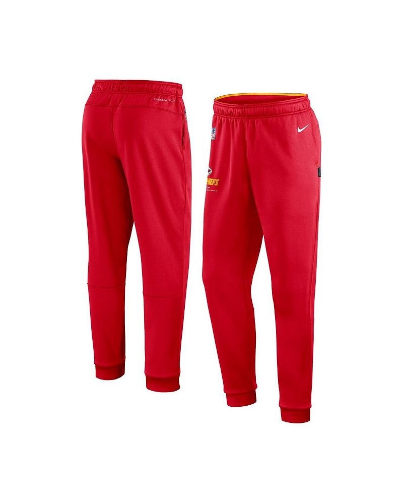 Men's Red Kansas City Chiefs Sideline Logo Performance Pants $47.69 Pants