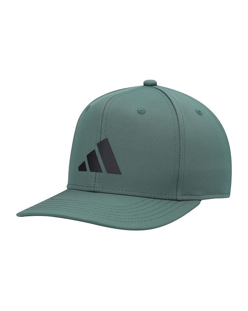 Men's Green 3-Bar Aeroready Snapback Hat $20.00 Hats