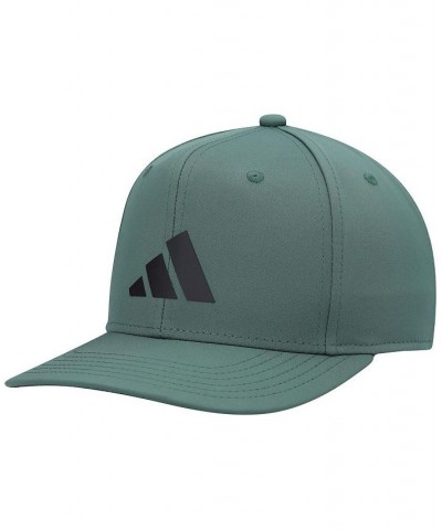 Men's Green 3-Bar Aeroready Snapback Hat $20.00 Hats