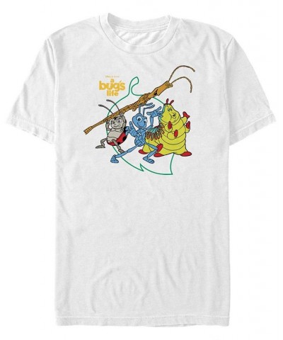 Disney Pixar Men's A Bug's Life Big Leaf Group Shot Short Sleeve T-Shirt White $19.24 T-Shirts