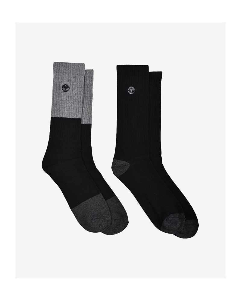 Men's Colorblock Crew Socks, Pack of 2 $13.31 Socks