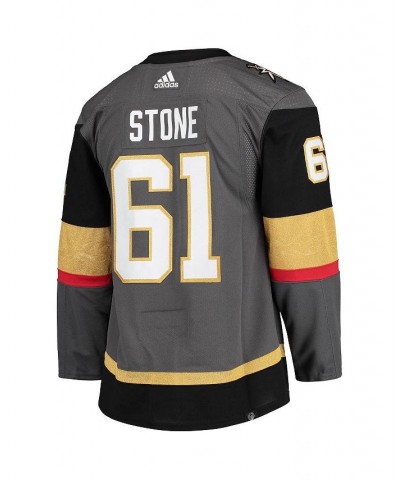 Men's Mark Stone Gray Vegas Golden Knights Home Captain Patch Primegreen Authentic Pro Player Jersey $58.24 Jersey