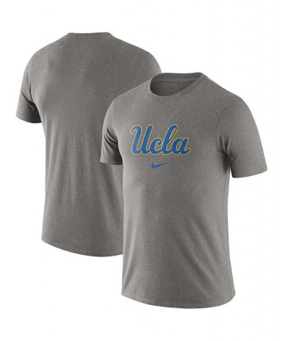 Men's Heathered Gray UCLA Bruins Essential Logo T-shirt $20.79 T-Shirts