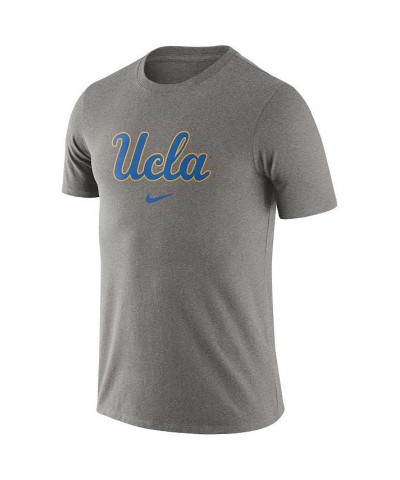 Men's Heathered Gray UCLA Bruins Essential Logo T-shirt $20.79 T-Shirts