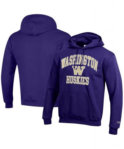 Men's Purple Washington Huskies High Motor Pullover Hoodie $37.09 Sweatshirt