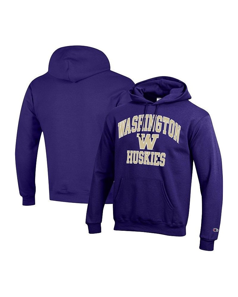 Men's Purple Washington Huskies High Motor Pullover Hoodie $37.09 Sweatshirt