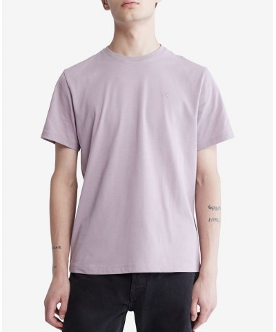 Men's Smooth Cotton Solid Crewneck T-Shirt PD10 $27.72 T-Shirts