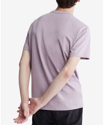 Men's Smooth Cotton Solid Crewneck T-Shirt PD10 $27.72 T-Shirts