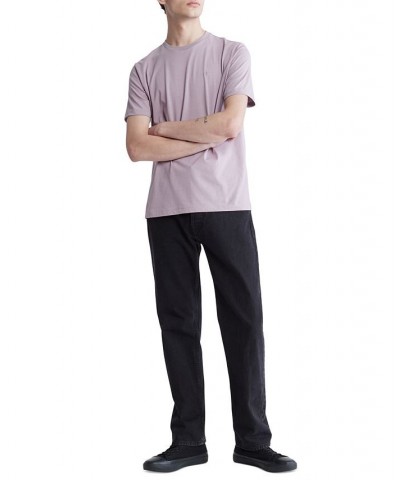 Men's Smooth Cotton Solid Crewneck T-Shirt PD10 $27.72 T-Shirts