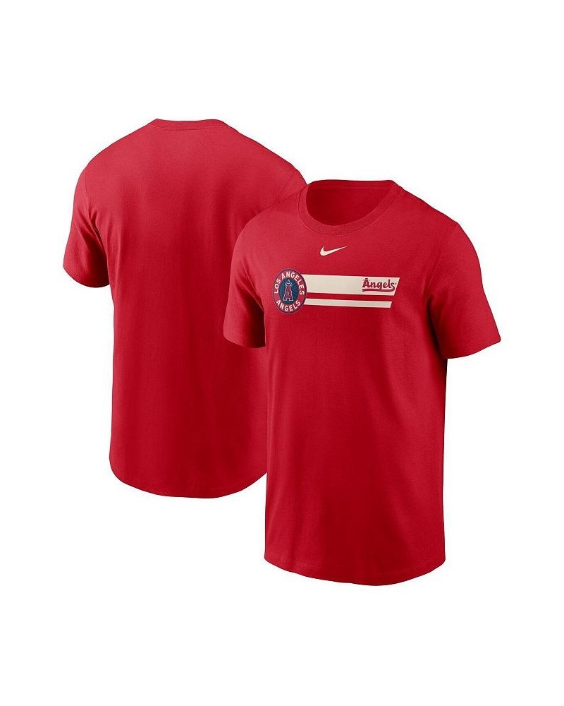 Men's Red Los Angeles Angels 2022 City Connect Graphic T-shirt $20.25 T-Shirts