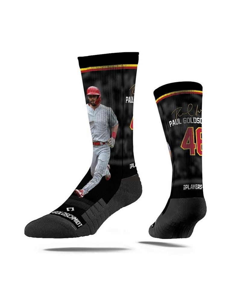 Men's and Women's Paul Goldschmidt St. Louis Cardinals Walk Off Premium Full Sub Crew Socks $13.12 Socks