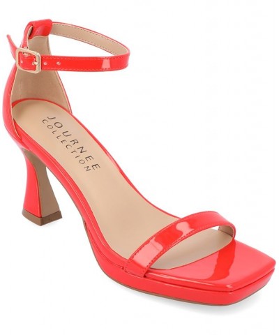 Women's Jeanne Platform Heel Red $46.00 Shoes