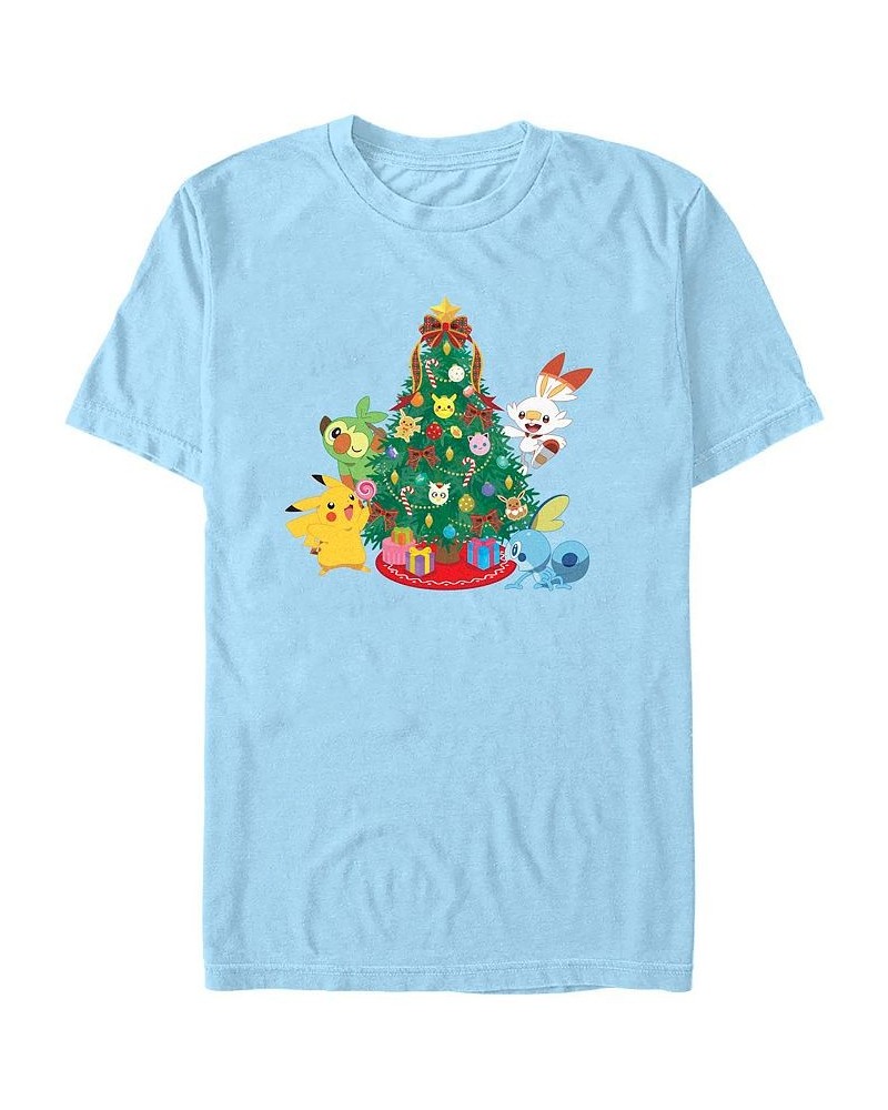 Men's Tree Crew Short Sleeve T-shirt Blue $16.80 T-Shirts