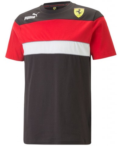 Men's Ferrari Race SDS Classic-Fit Colorblocked Logo Graphic T-Shirt Black $36.40 T-Shirts