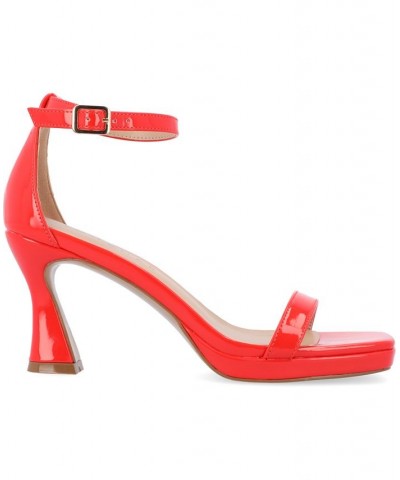 Women's Jeanne Platform Heel Red $46.00 Shoes